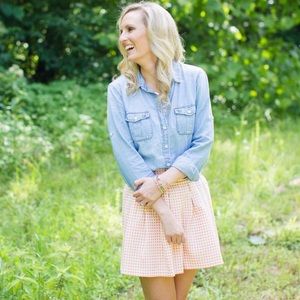 Pink Polka Dot Skirt